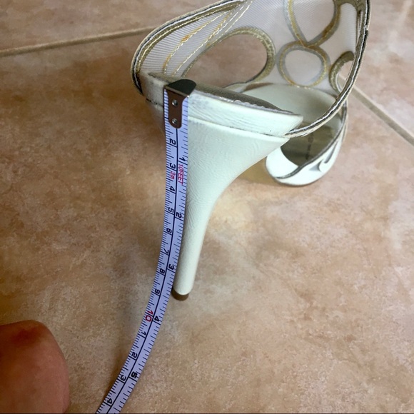 White Heels - Open Toe - Formal/Wedding - Anthro - Picture 8 of 8